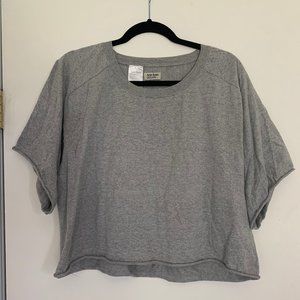 Gray Acne Crop Top